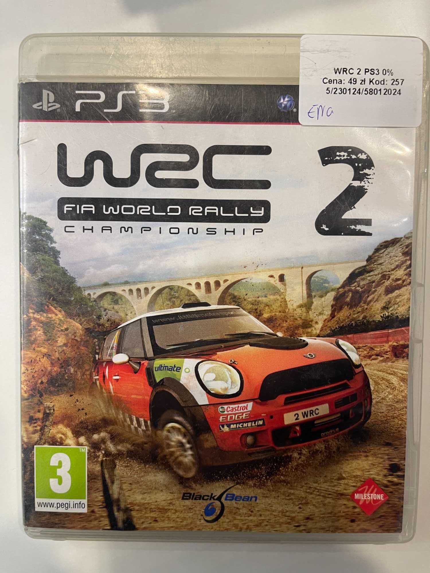 WRC 2 FIA World Championship PS3 Playstation 3