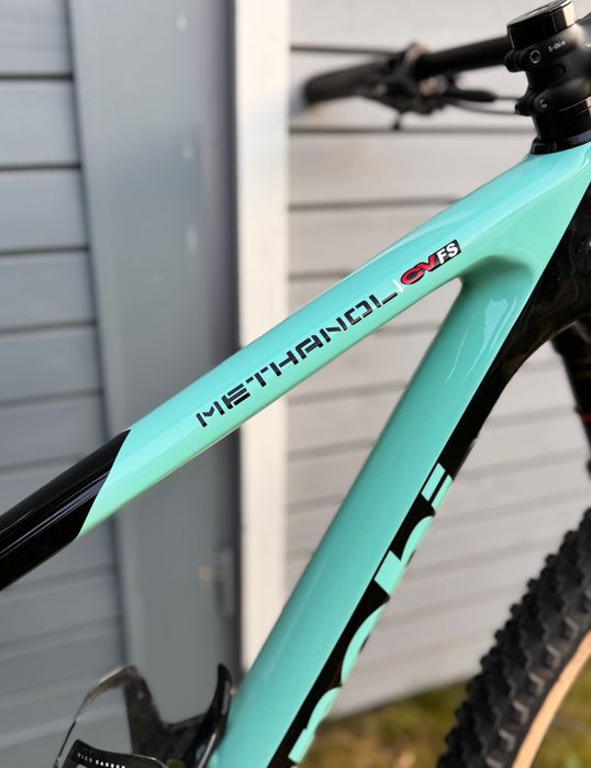 Rower górski MTB full Bianchi Methanol CV FS 9.3 carbon celeste rozm M