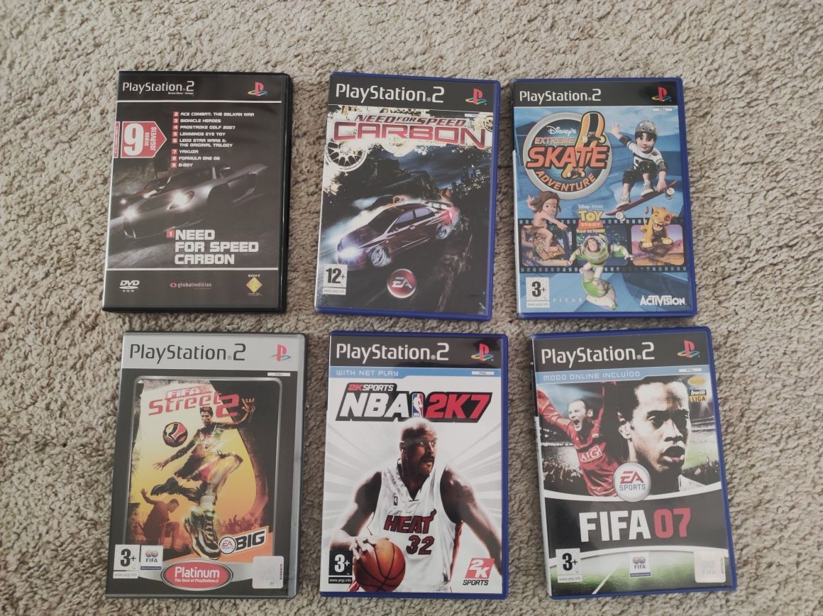 Vários jogos PS2 (conjunto)