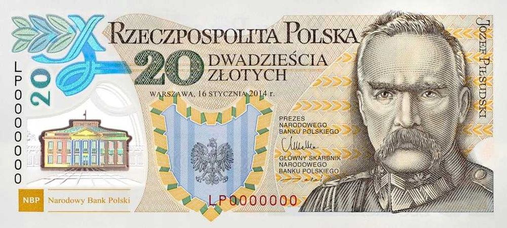 Banknot 20zł - 100. Rocznica Utworzenia Legionów Polskich - SECURE BAG