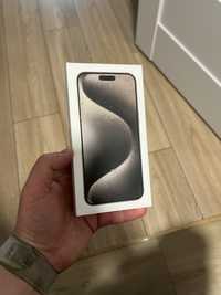 Iphone 15 pro max 256 gb naturalny tytan nowy extra gratisy