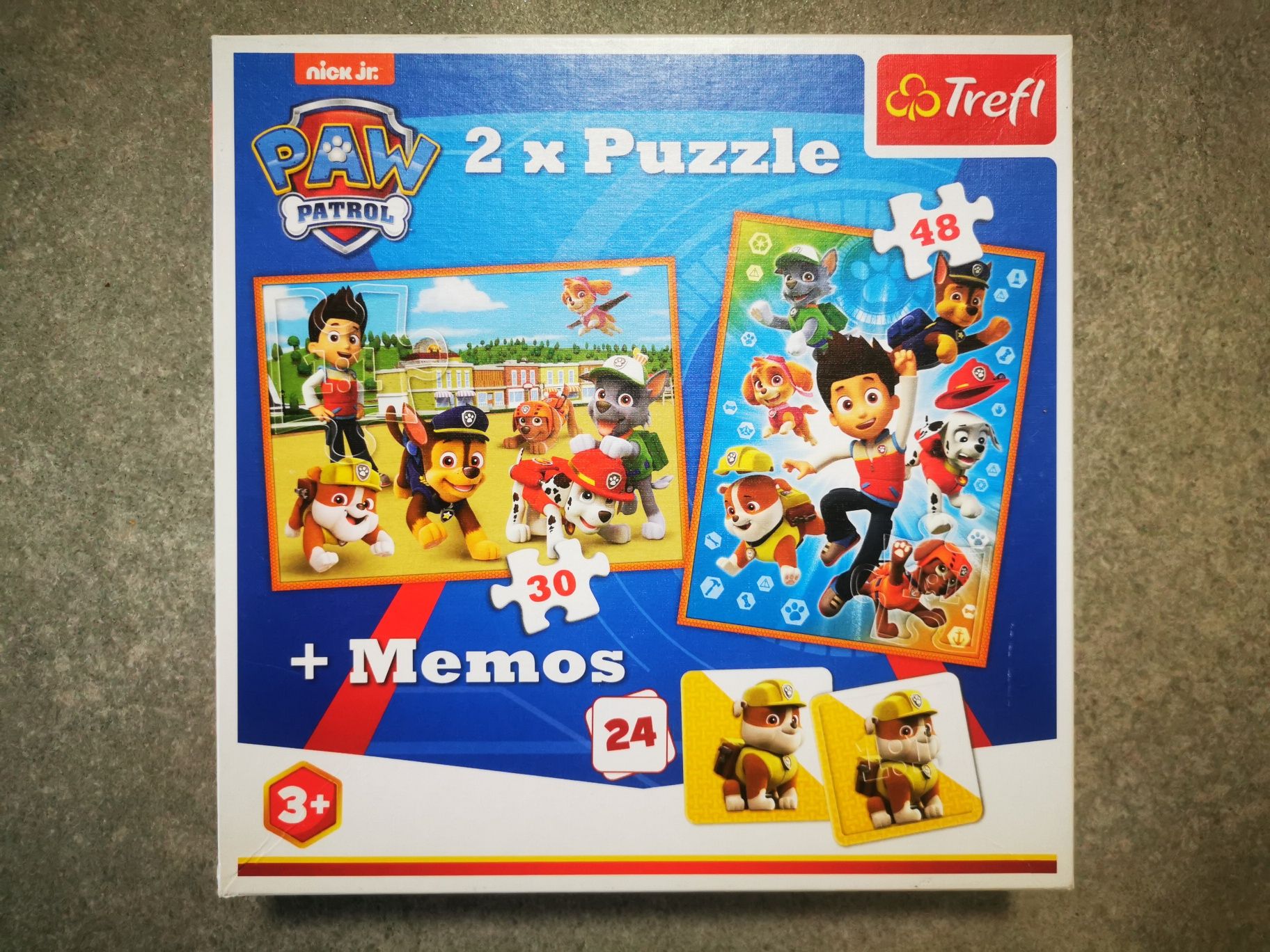 Puzzle 3w1 Psi Patrol z memory Trefl 3+