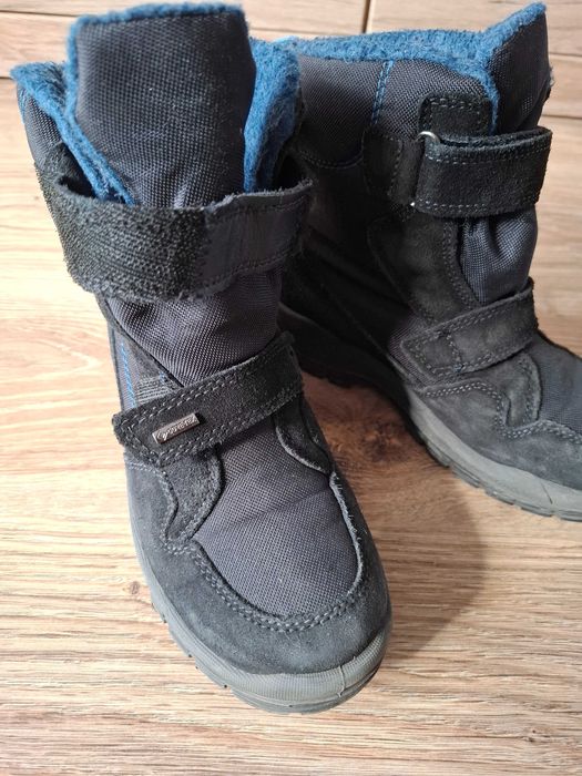 buty kozaki śniegowce chłopięce czarne goretex Primigi rozm.35