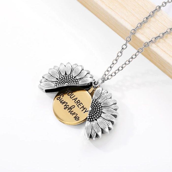 OFERTA! Colar GIRASSOL Dourado "You Are My SUNSHINE" | Novo, Elegante