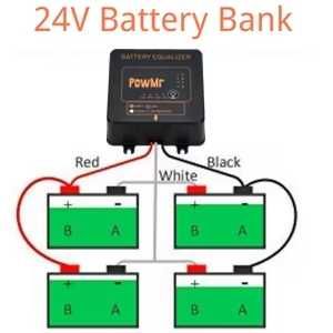 Balanser korektor akumulatorów 2x12V_ 24V