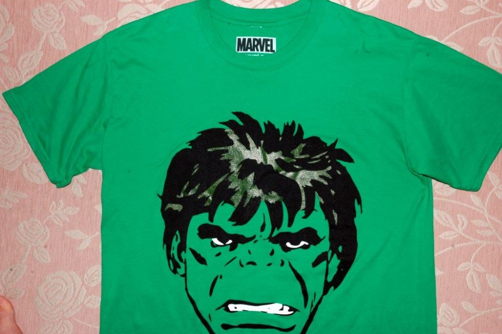 футболка Marvel Hulk Англия оригинал состояние идеал коттон L-ка