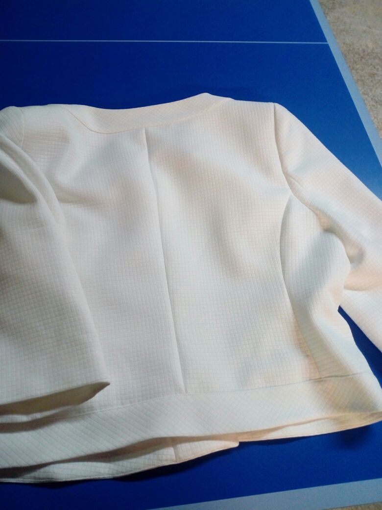 Blazer branco forrado Novo