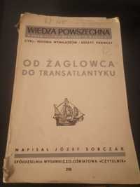 Od żaglowca do transatlantyku -Józef Sobczak z 1948 r. zeszyt pierwszy