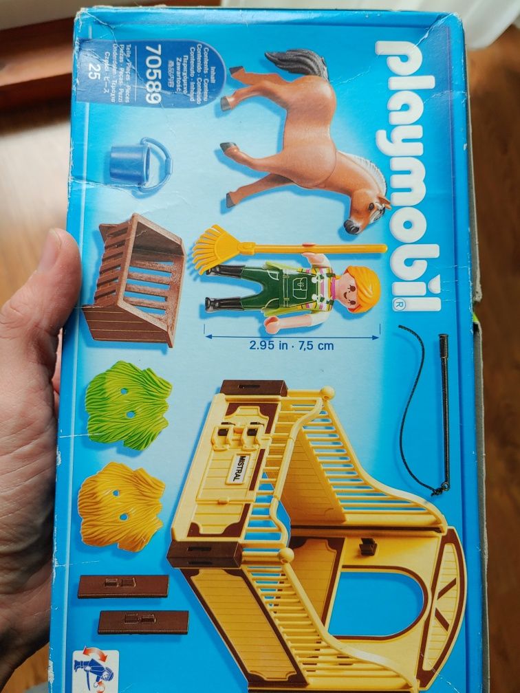 Playmobil 70589 kon z boksem nowe