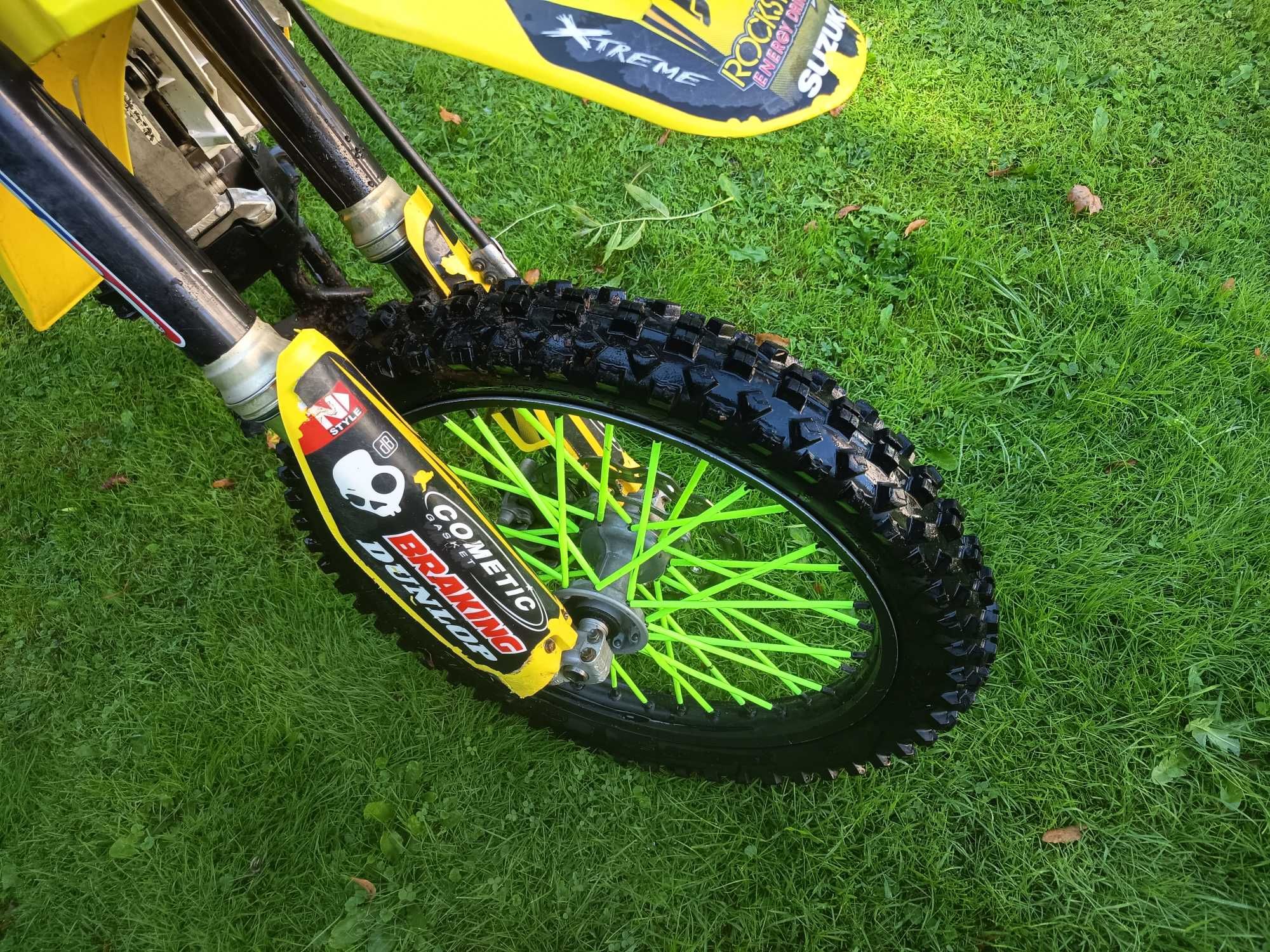 Szuzuki rmz 250 09r uszkodzona korba motor pali ale stuka