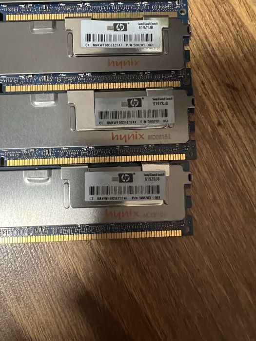Pamiec RAM DDR ecc - serverowa 6 x 4GB Hynix HP