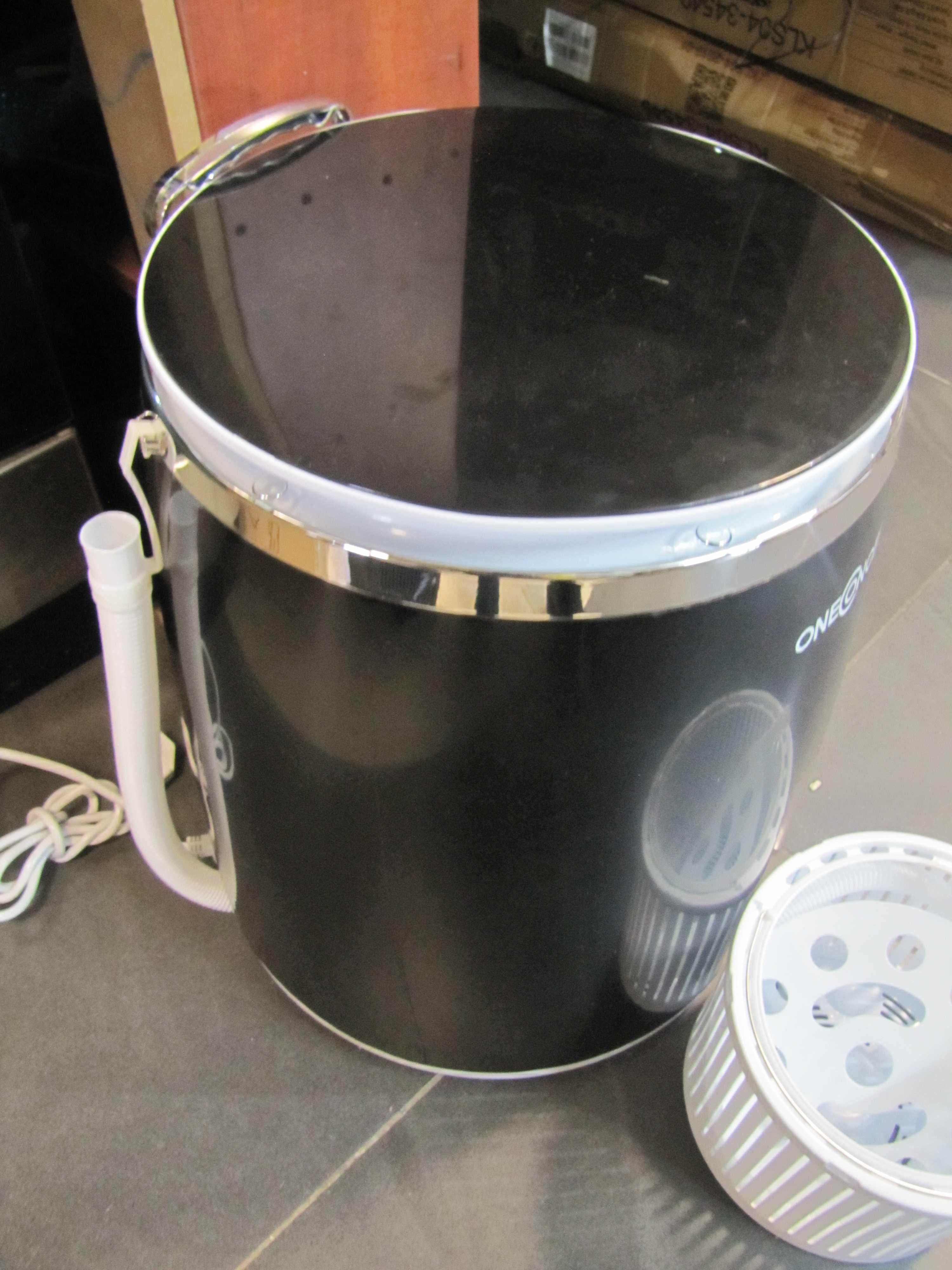 Pralka mini kempingowa z wirówką OneConcept 3,5 kg 260W czarna