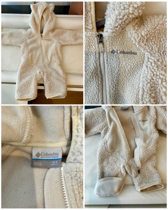 Флісовий дитячий комбінезон Foxy Baby Sherpa Columbia