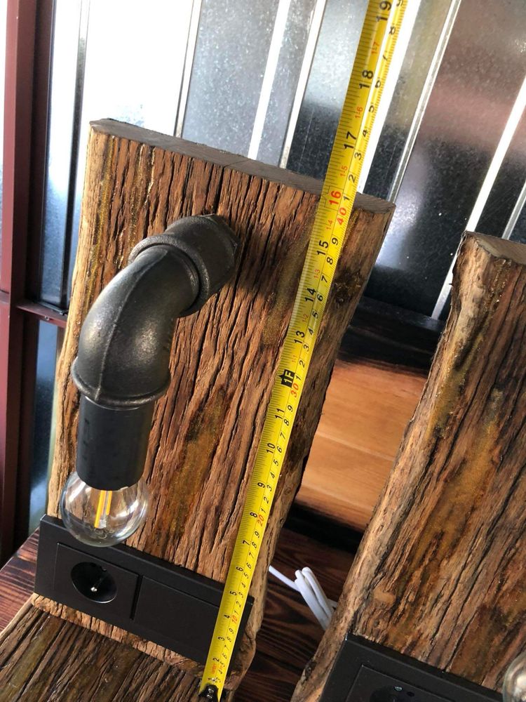 Lampki lampy nocne loft industrial