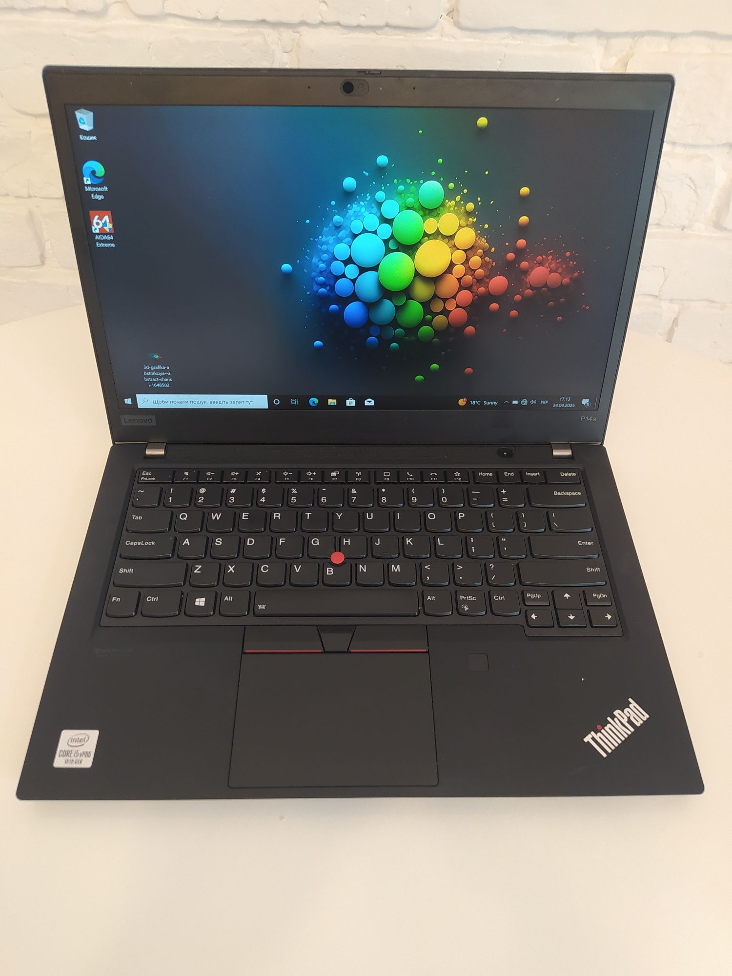 LENOVO ThinkPad P14s/14"FHD IPS/i5-10310U/16Gb/512Gb/nVidia QuadroP520