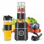 Blender Ftsmtk, przenośny blender do koktajli z 2 kubkami o poj. 570 m