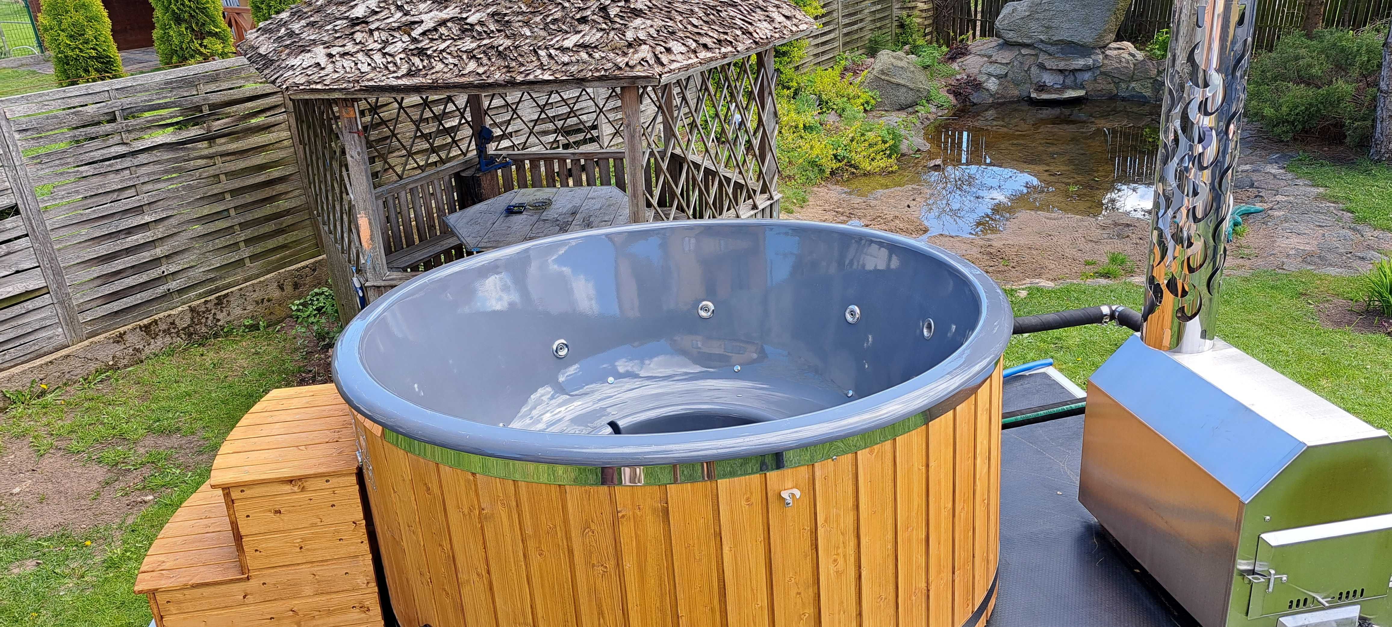 Mobilna Bania Balia jacuzzi Mobilna Sauna do wynajęcia Suwałki i okoli