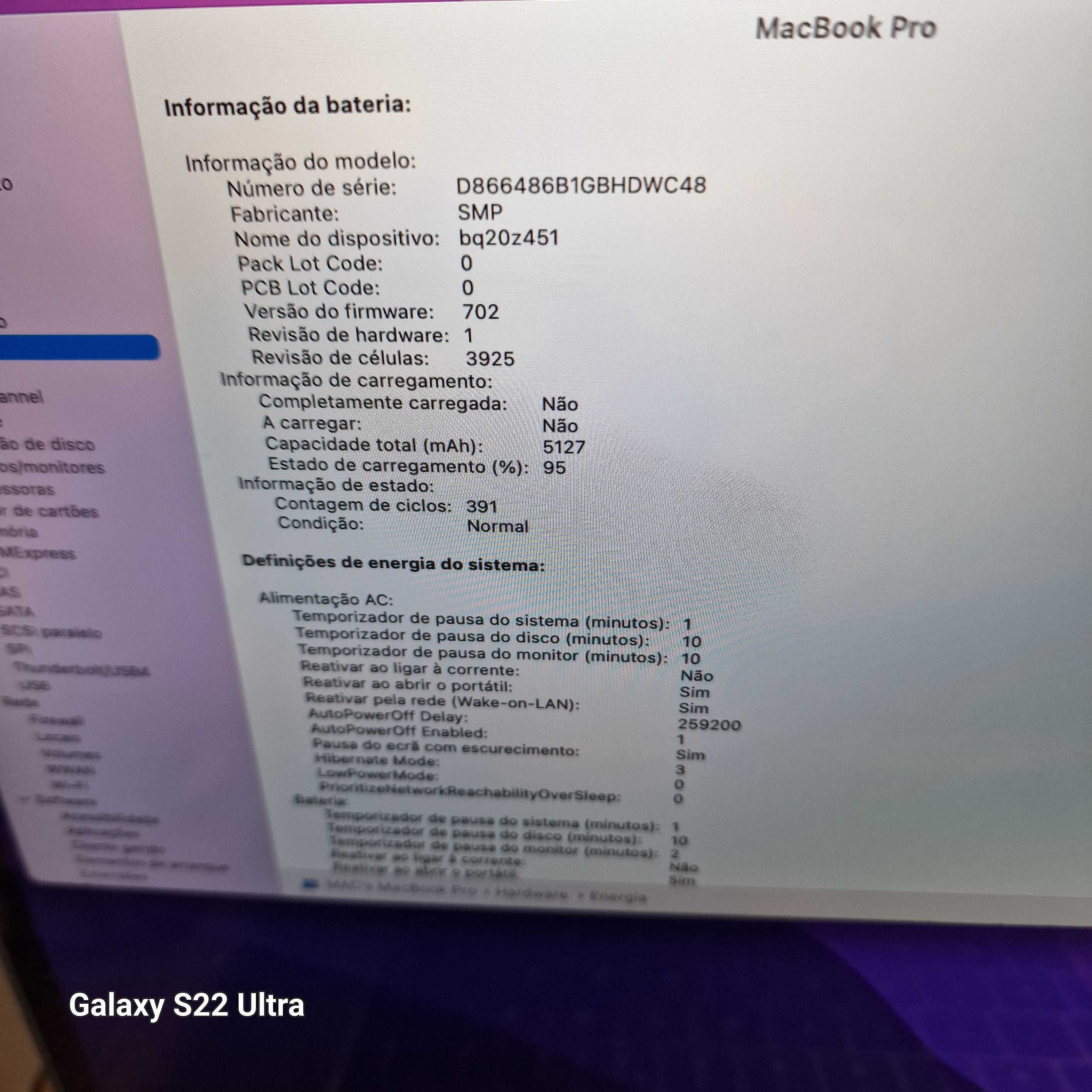 MacBook Pro Touch Bar 2016 15 polegadas ( com vários programas )