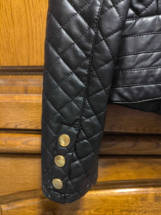 Ramoneska pikowana czarna 36/38