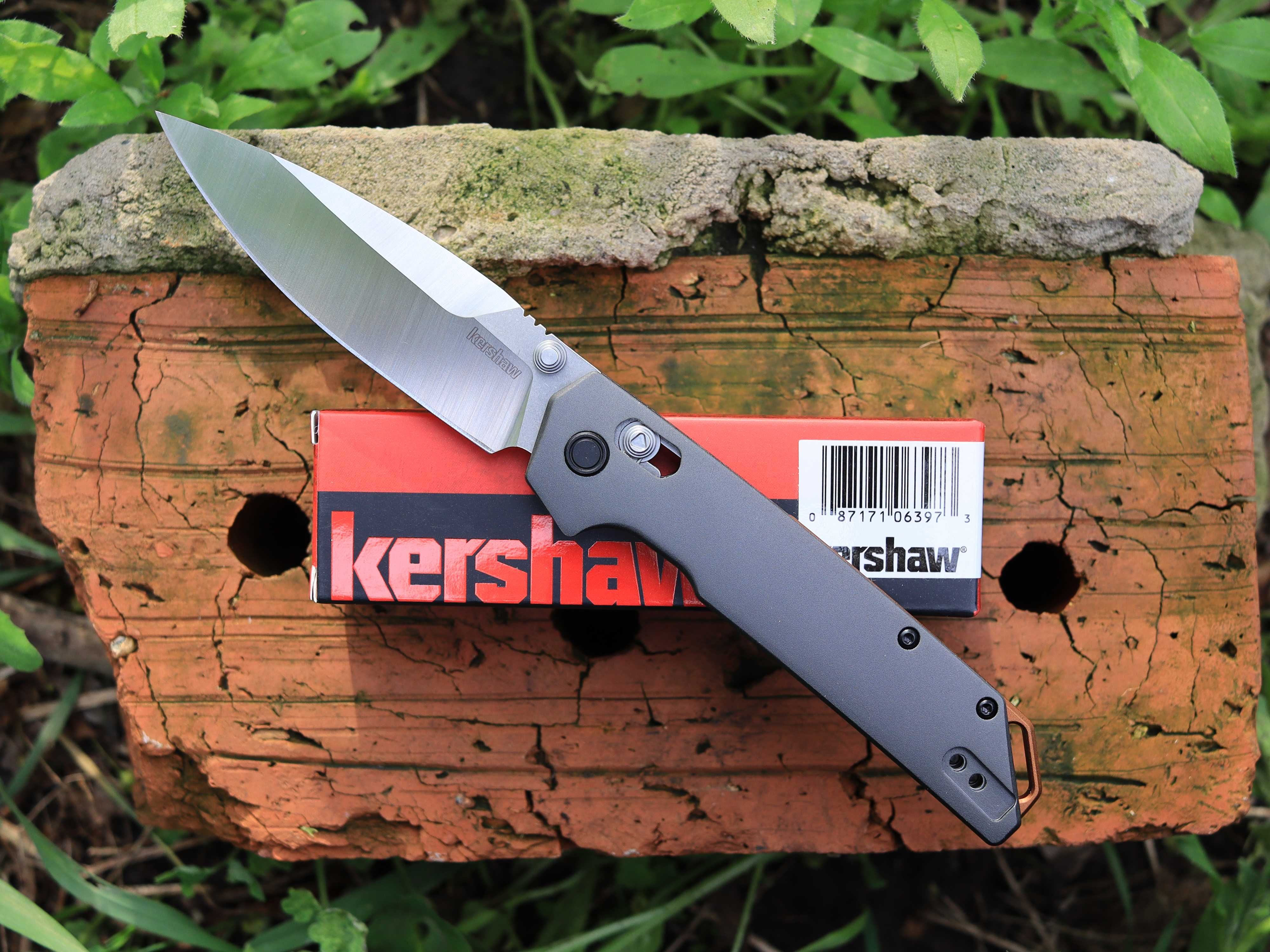 Складаний ніж Kershaw Iridium DuraLock Gray, Satin D2