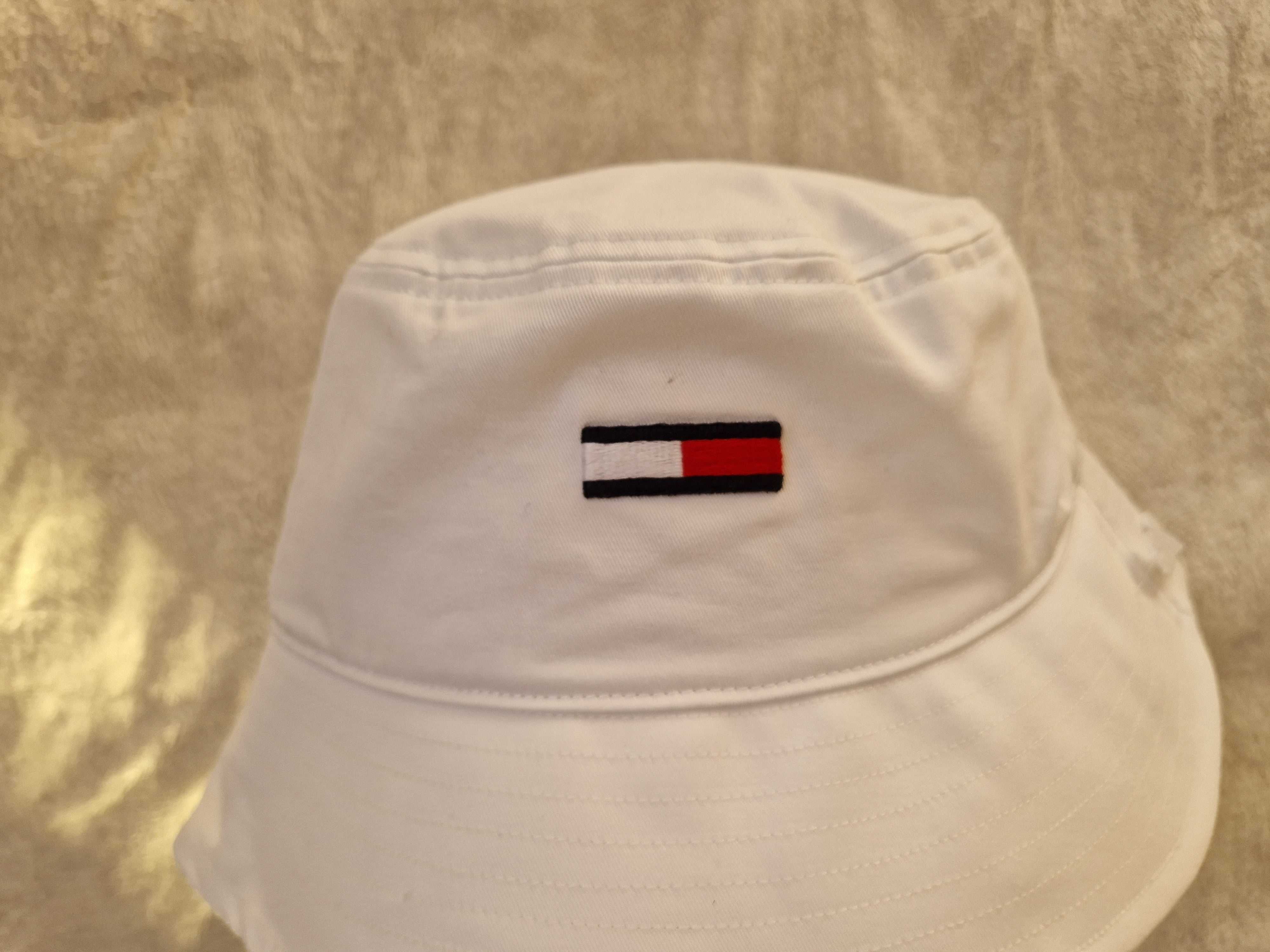 Nowy biały kapelusz bucket Tommy Hilfiger