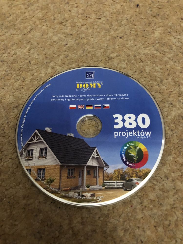 Projekty domów i nie tylko na CD