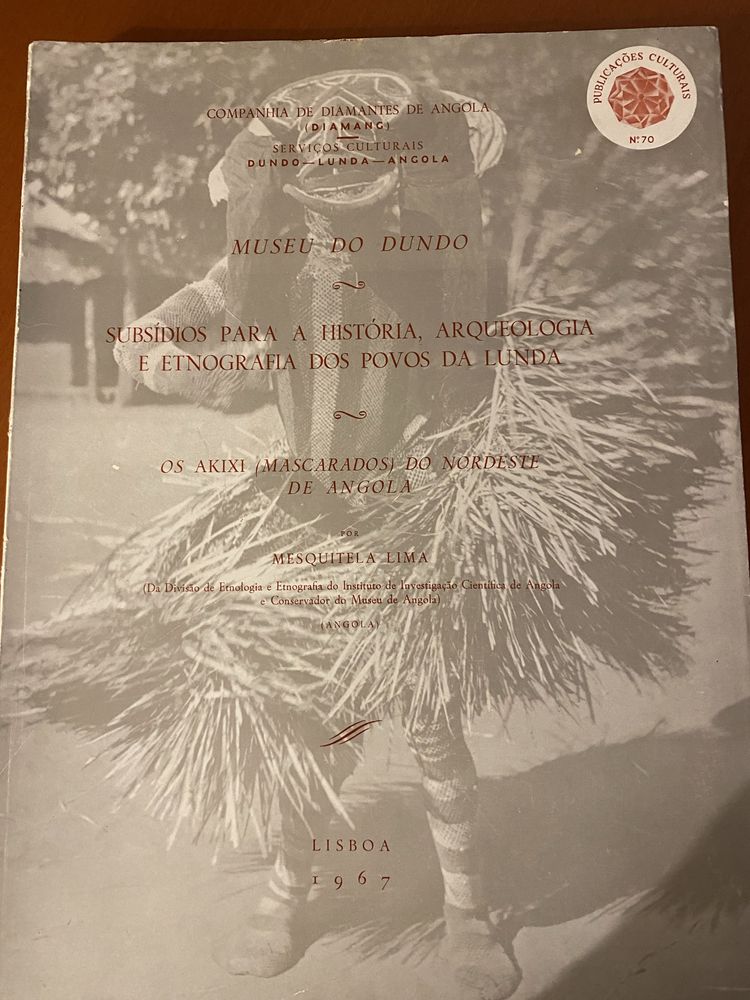 Livro os akixi do nordeste de angola por mesquitel A Lima de 1967