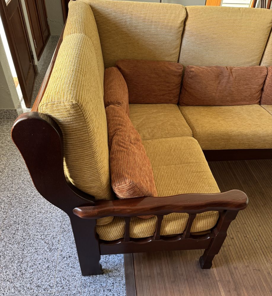 Sofa madeira maciça antiga Habitat - Area store