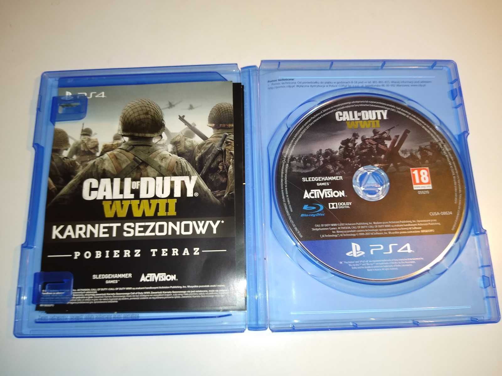 Call Of Duty WW2 Ps4 polska wersja dubbing bez rys