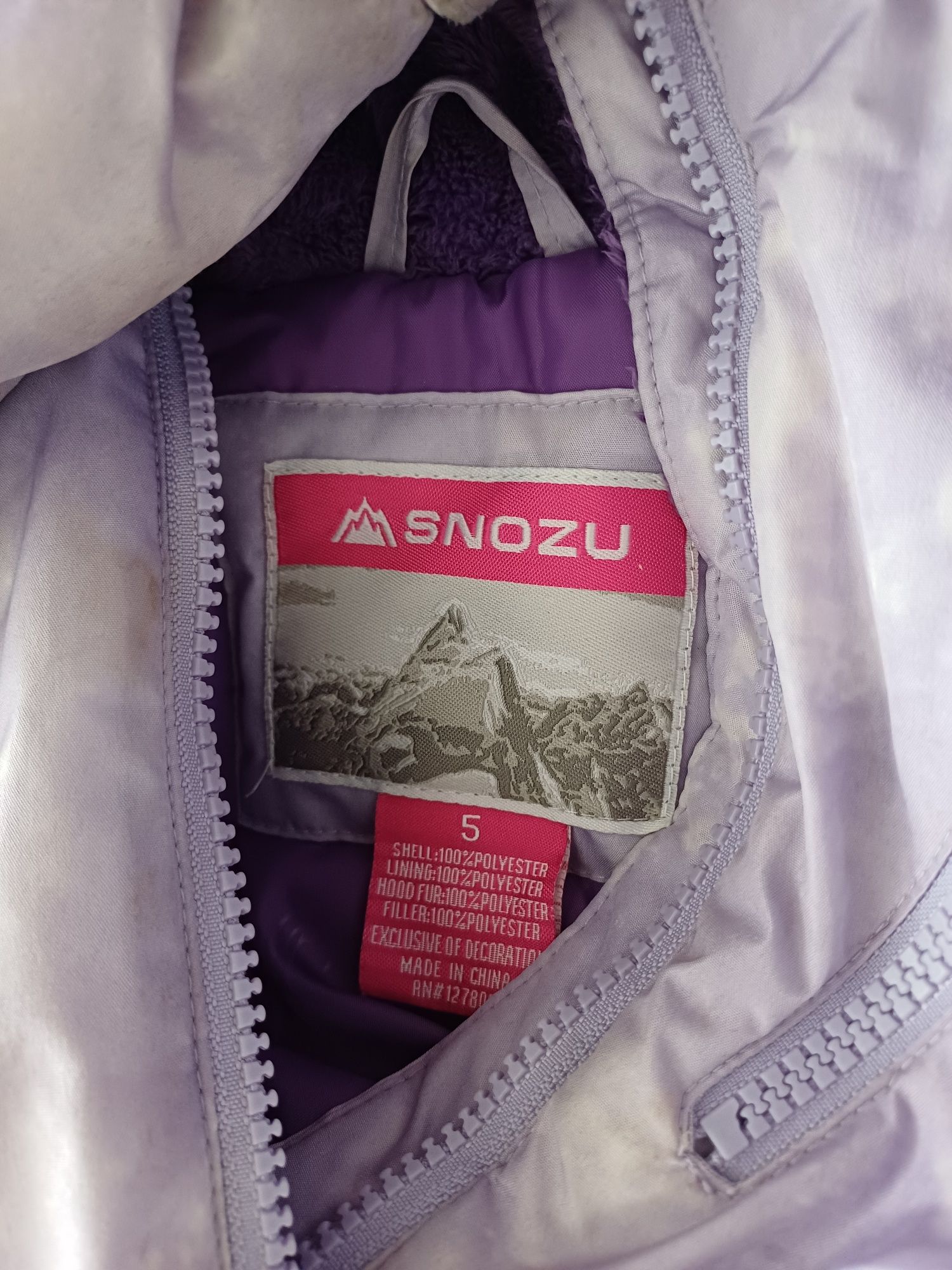 SNOZU Zestaw zimowy kurtka i spodnie na 5l