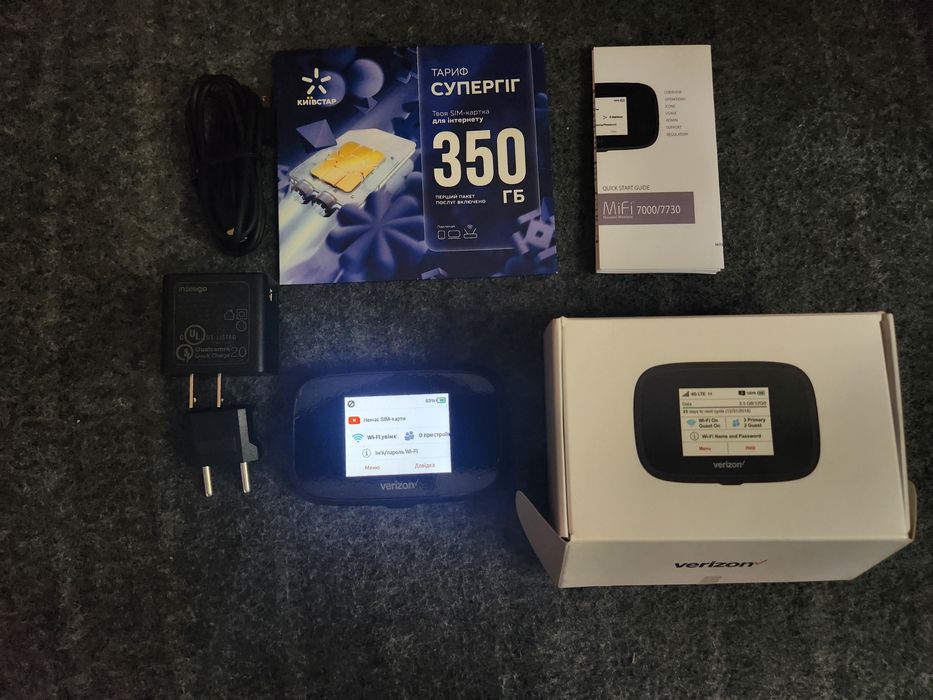 Новый роуртер Novatel MIFI 7730L с сим картой киевстар
