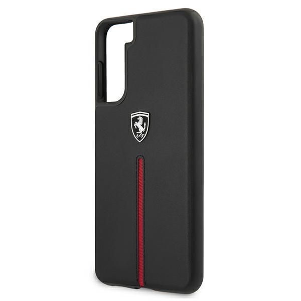 Etui Ferrari Off Track do Samsung Galaxy S21+ - Skóra PC TPU - Czarny