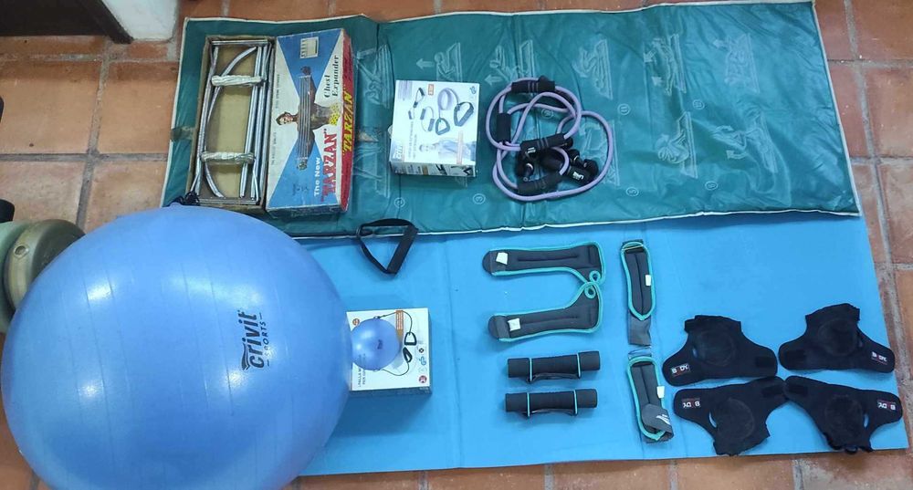 Conjunto de artigos de ginásio 2