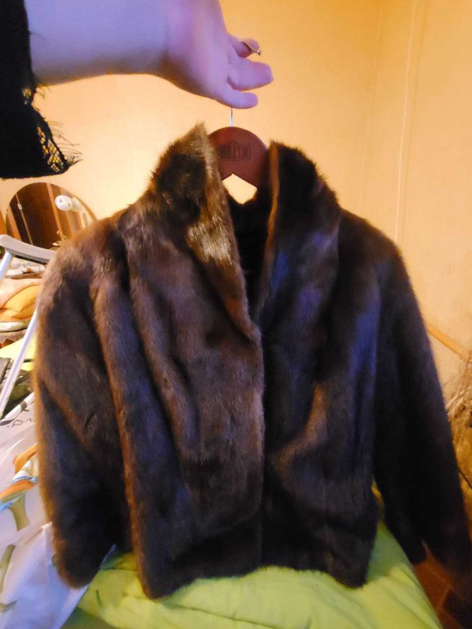 Норковая шуба б/у