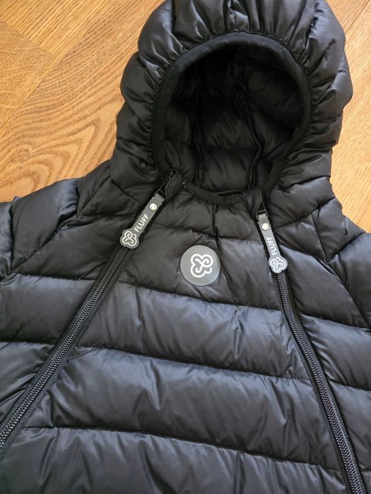 Fluff kombinezon puchowy 6-12 miesięcy czarny