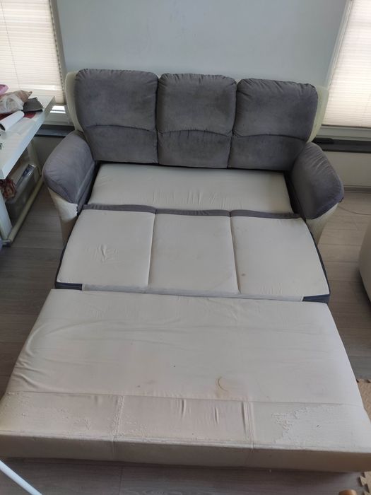 Dostępne od 7.11.2025 ! Sofa 3 os. z funkcją spania + fotel typu relax