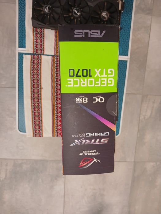 Відеокарта Asus ROG GeForce GTX 1070 STRIX OC 8 GB
