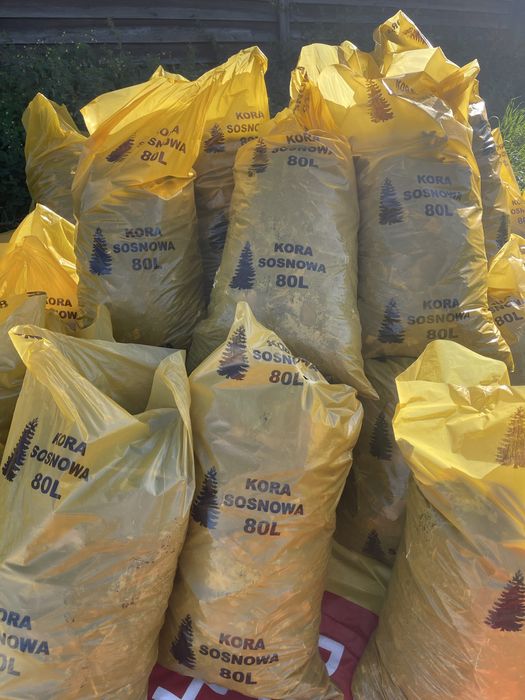 KORA SOSNOWO brzozowa w workach 80L PROMOCJA