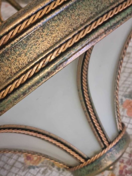 Żyrandol mosiężny