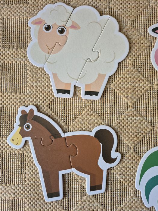 Puzzle animais da quinta