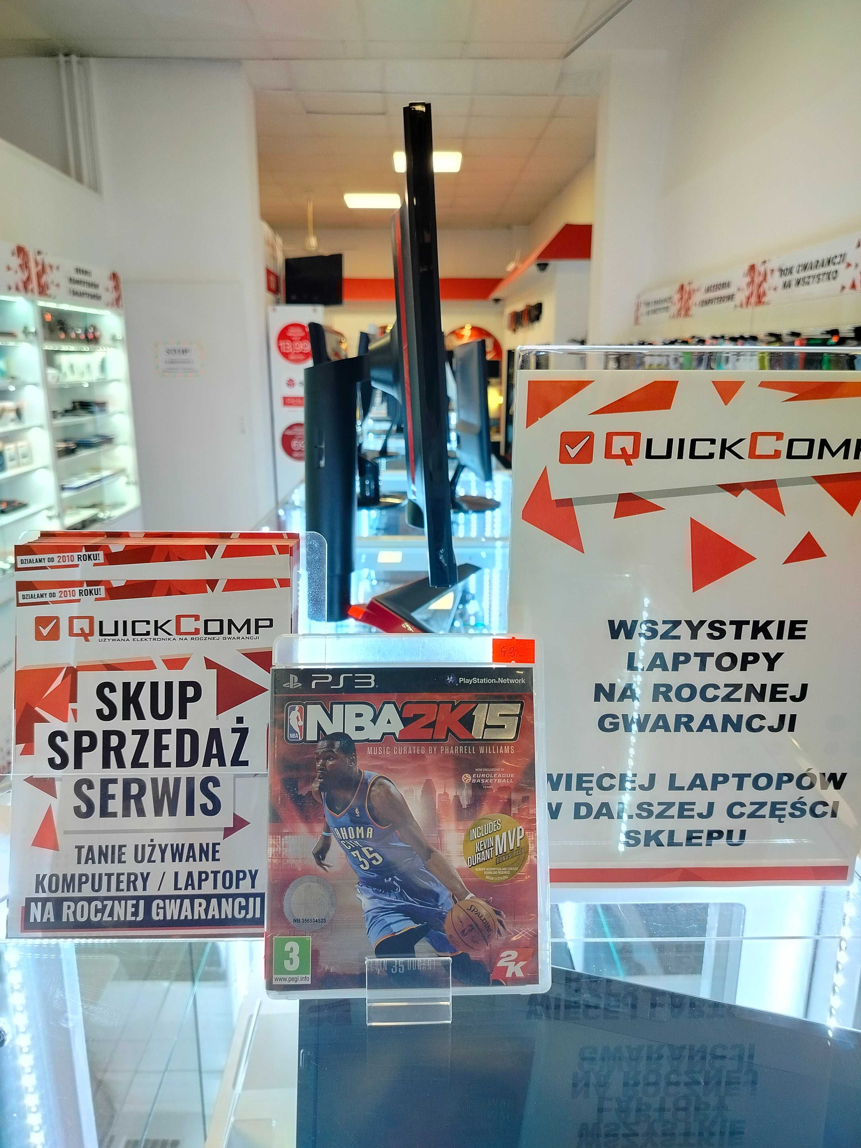 Gra PlayStation 3 PS3 NBA 2K15 Gwarancja 1 Rok QUICK-COMP