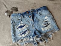 Spodenki jeans krótkie r 34