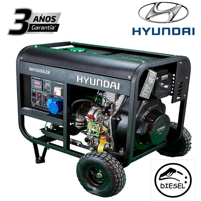 Gerador Disel Hyunda 5.5Kw Profissional -- 3 Anos de Garantia