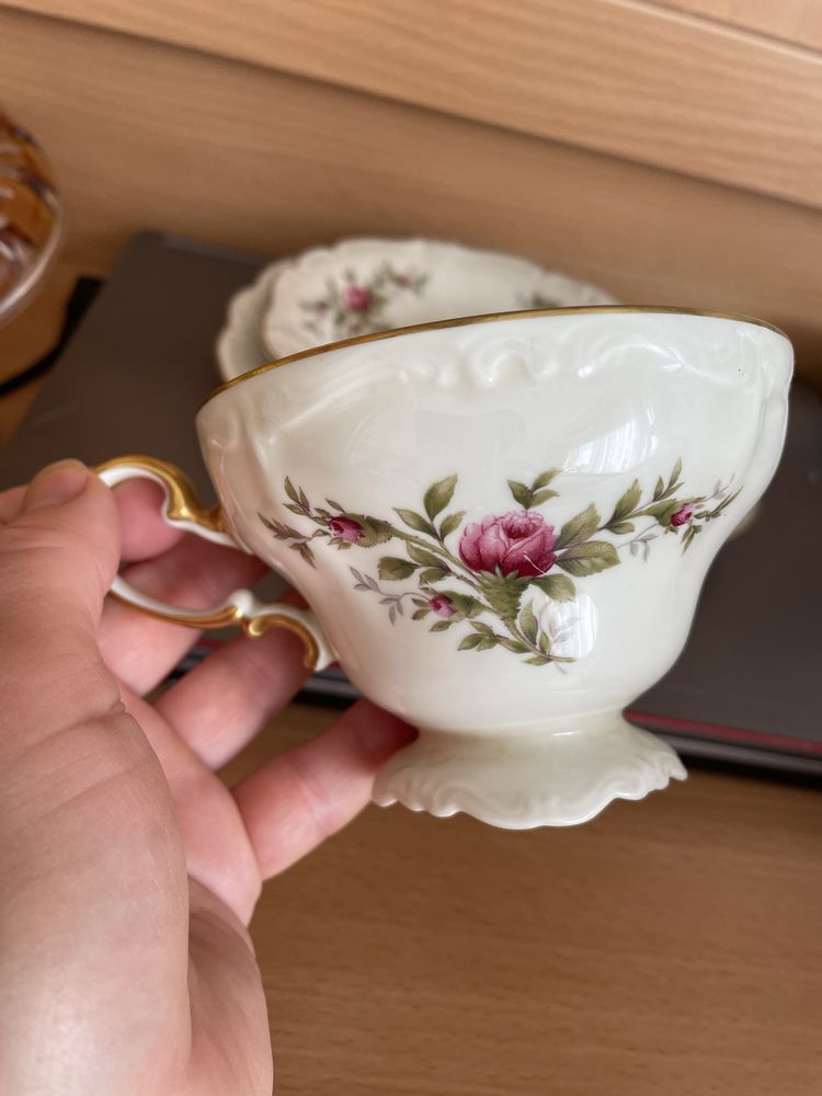 Rosenthal pompadour чайное трио тончайший фарфор