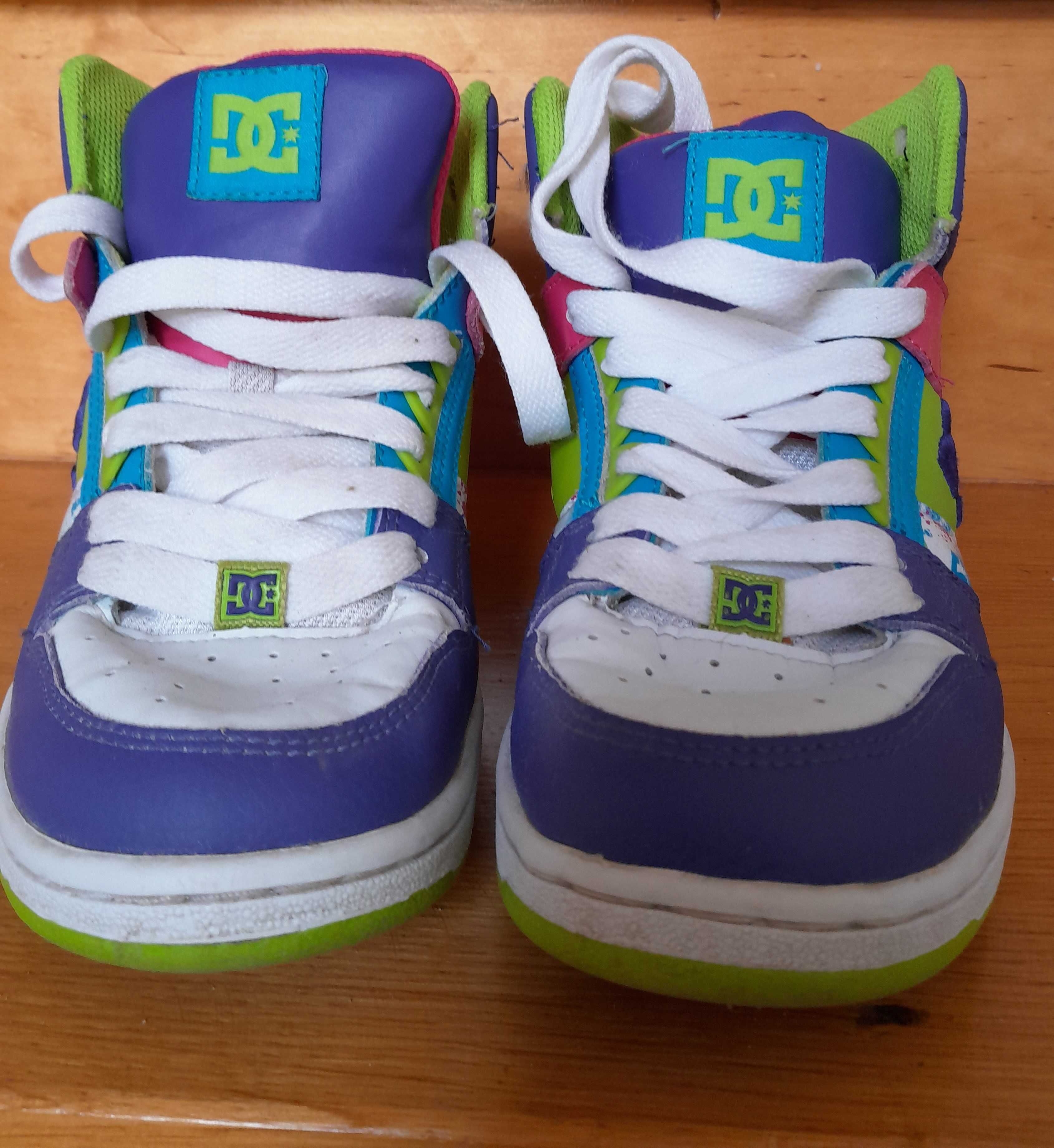 buty sneakersy unisex DC roz. 38 skateboard- SKÓRA NATURALNA!!