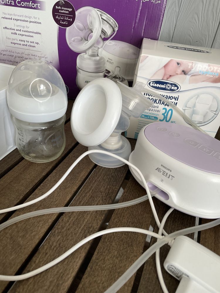 Молоковідсмоктувач електричний philips avent