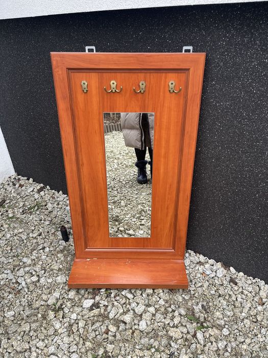 Półka wieszak lusto uchwyty do przedpokoju