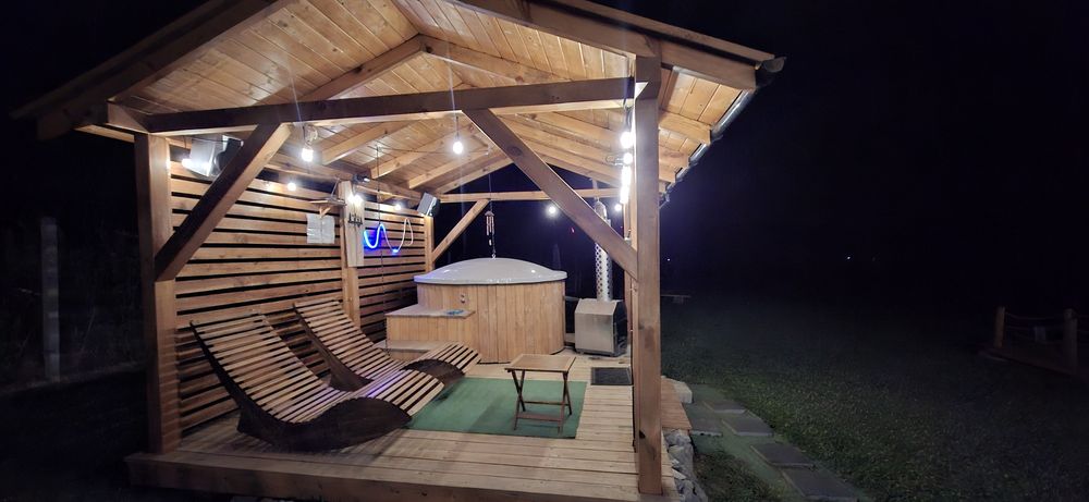 "Leśne Wzgórze" Domek Glinik/ Balia / Basen/Brak sąsiedztwa