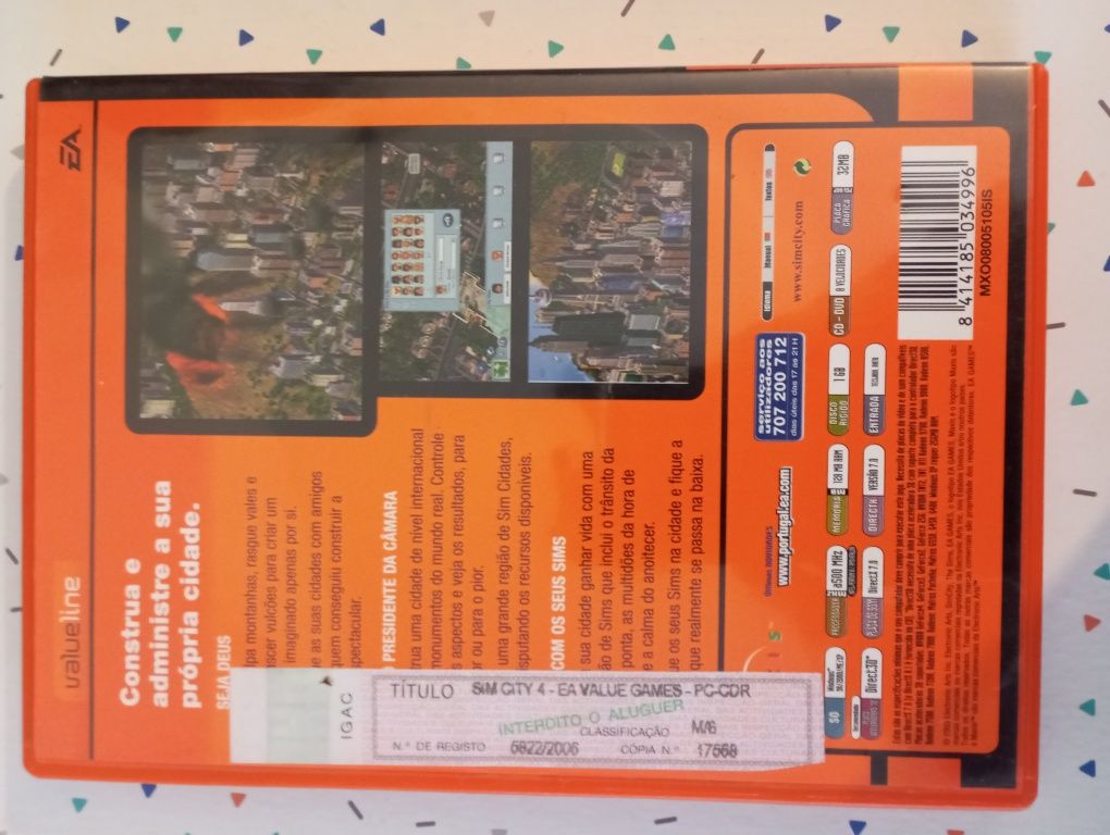 Caixa de Jogo PC Sim City 4