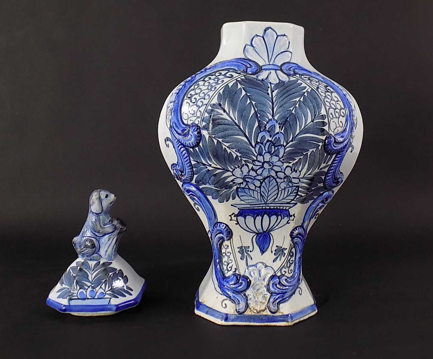 Wazon balasowy Delft XIX wiek